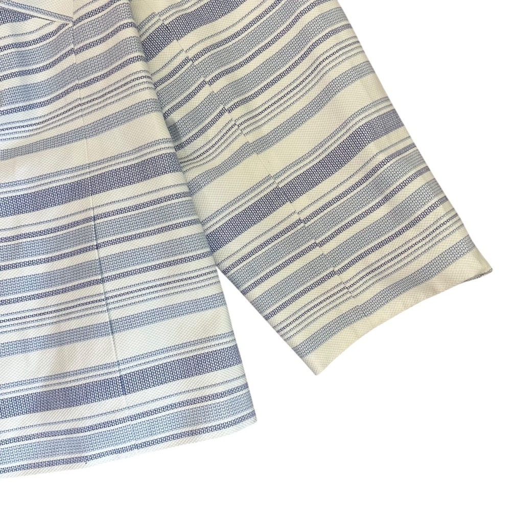 Talbots Stripe Biscay Open-Front Jacket Size 22w - image 7